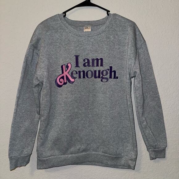 Barbie I am Kenough Crewneck Gray Unisex Size Small NWOT - Picture 2 of 8